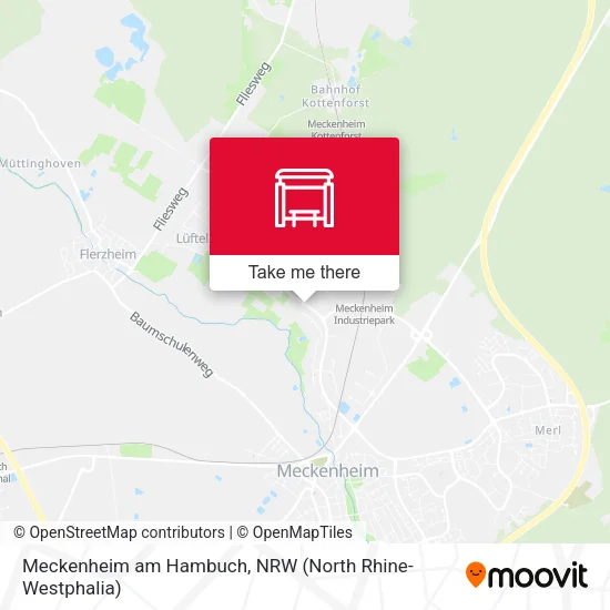 Карта Meckenheim am Hambuch