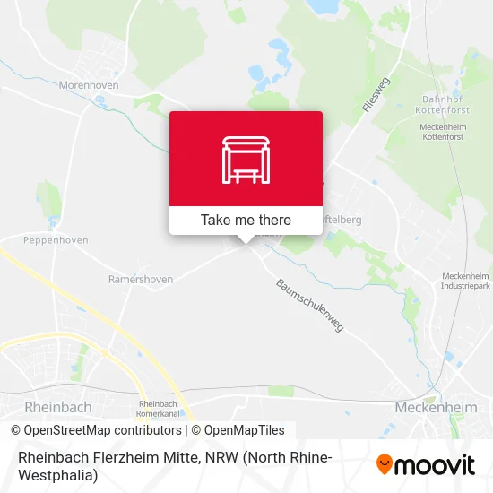 Rheinbach Flerzheim Mitte map