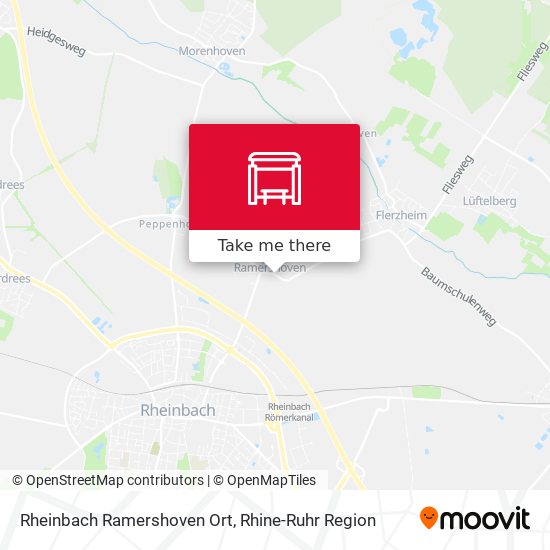 Rheinbach Ramershoven Ort map