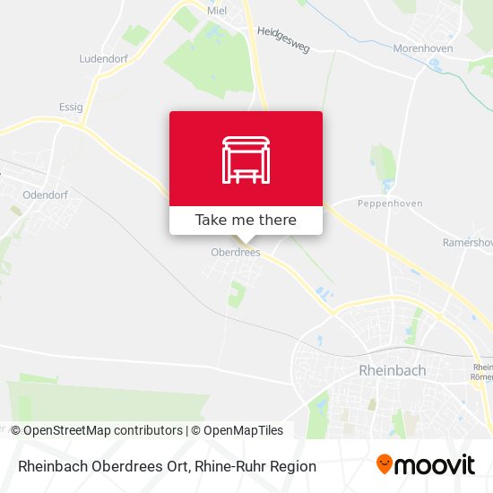 Rheinbach Oberdrees Ort map