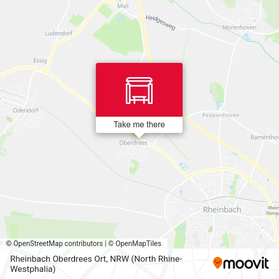 Карта Rheinbach Oberdrees Ort