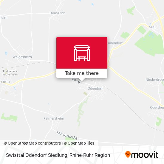 Swisttal Odendorf Siedlung map