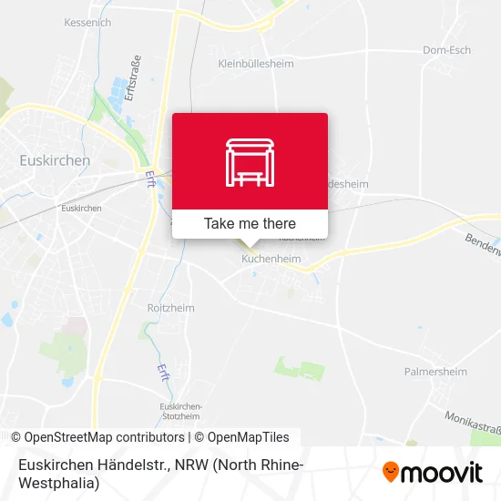 Euskirchen Händelstr. map