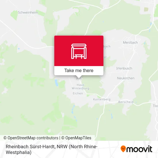 Rheinbach Sürst-Hardt map