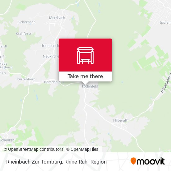 Rheinbach Zur Tomburg map