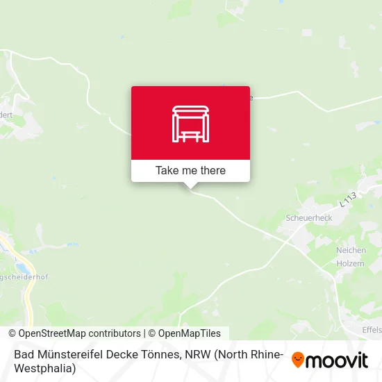 Карта Bad Münstereifel Decke Tönnes