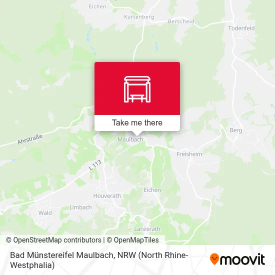 Bad Münstereifel Maulbach map