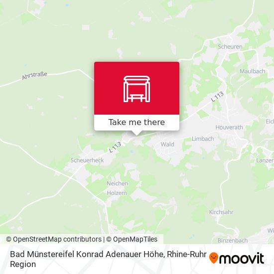 Bad Münstereifel Konrad Adenauer Höhe map