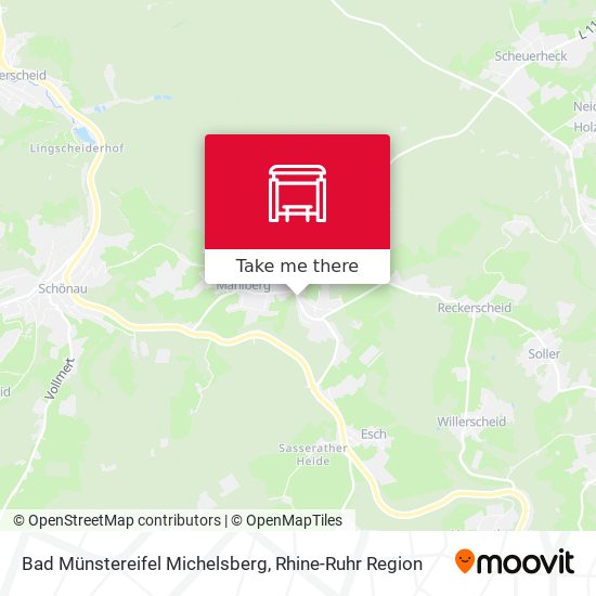 Bad Münstereifel Michelsberg map