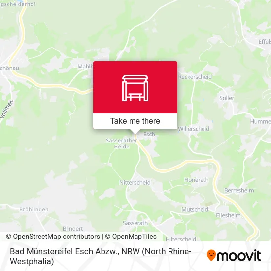 Карта Bad Münstereifel Esch Abzw.