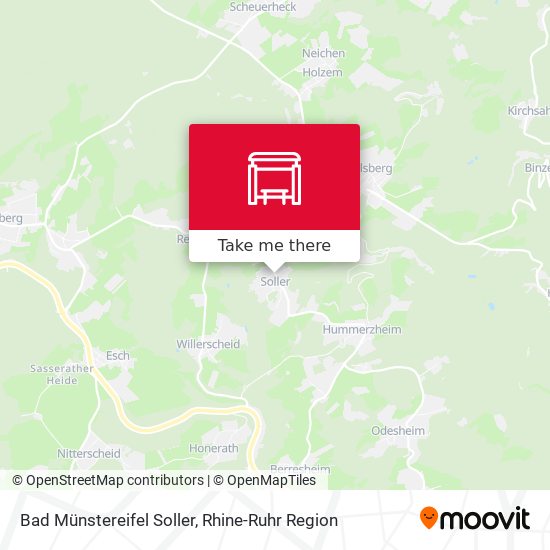 Bad Münstereifel Soller map