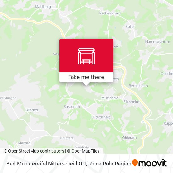 Bad Münstereifel Nitterscheid Ort map