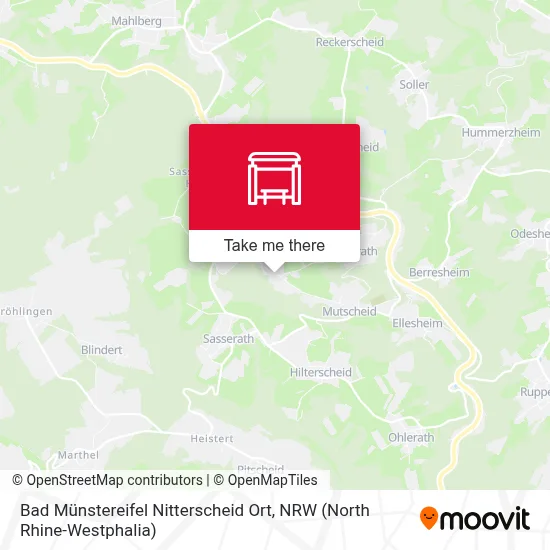 Bad Münstereifel Nitterscheid Ort map