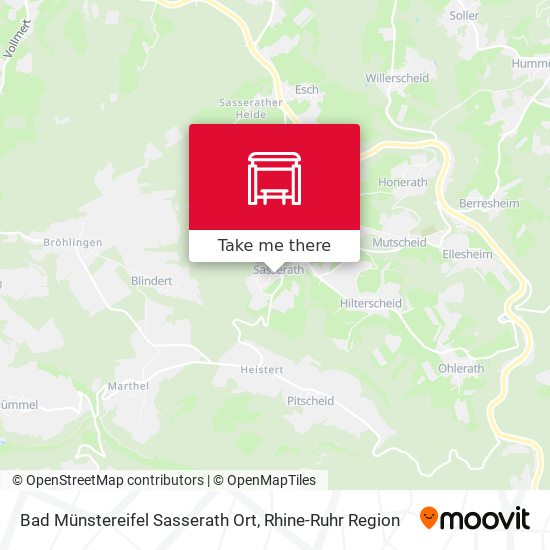 Bad Münstereifel Sasserath Ort map