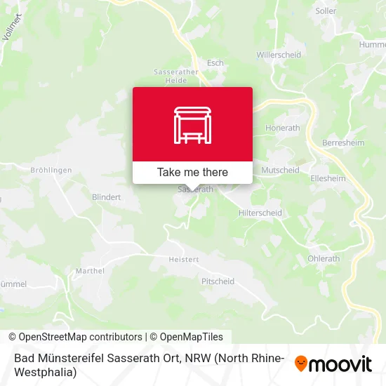 Карта Bad Münstereifel Sasserath Ort