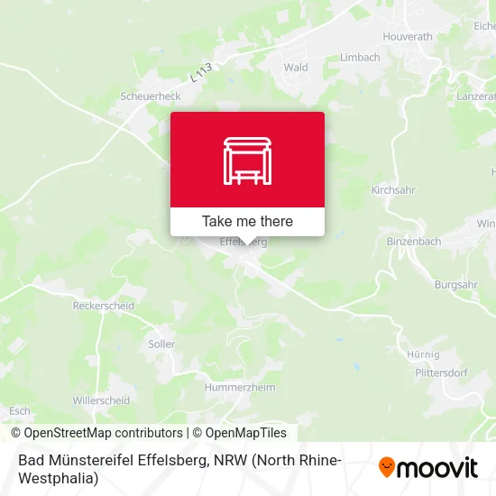 Карта Bad Münstereifel Effelsberg