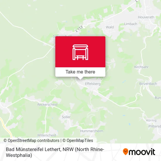 Карта Bad Münstereifel Lethert