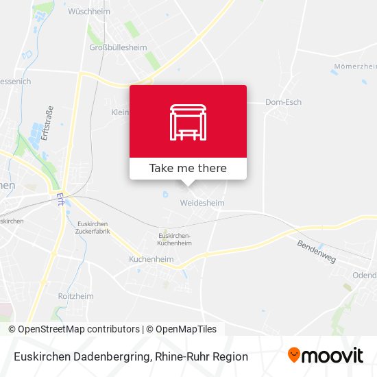 Euskirchen Dadenbergring map
