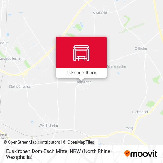 Карта Euskirchen Dom-Esch Mitte