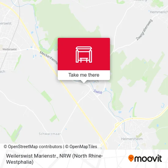 Карта Weilerswist Marienstr.