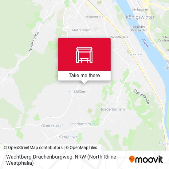 Wachtberg Drachenburgweg map
