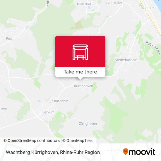 Wachtberg Kürrighoven map