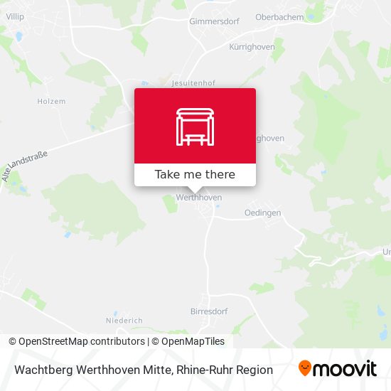 Wachtberg Werthhoven Mitte map