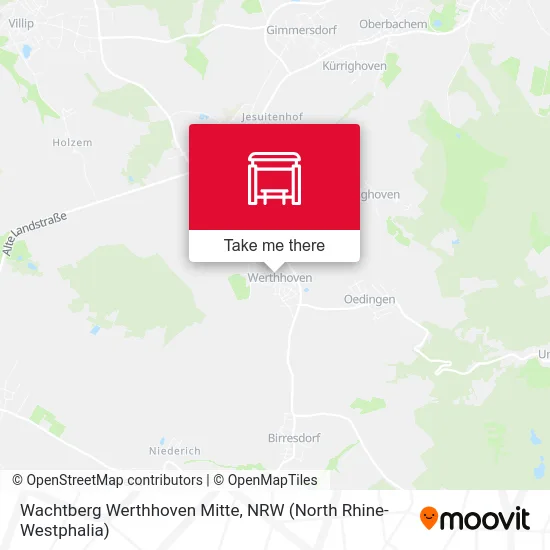 Wachtberg Werthhoven Mitte map