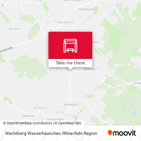 Wachtberg Wasserhäuschen map