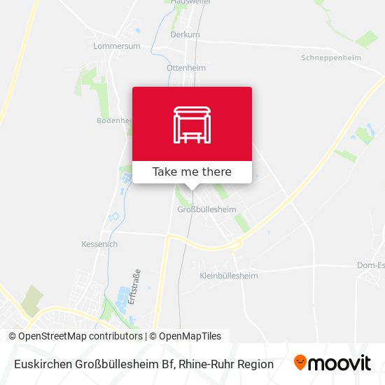 Euskirchen Großbüllesheim Bf map