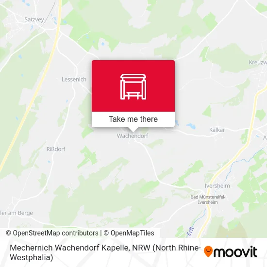 Карта Mechernich Wachendorf Kapelle