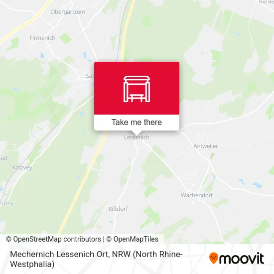 Карта Mechernich Lessenich Ort