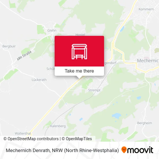 Карта Mechernich Denrath