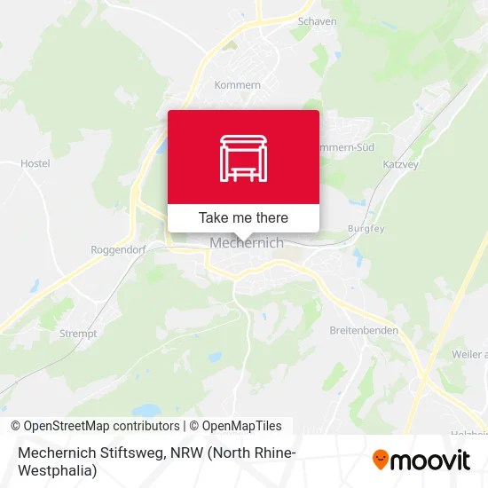 Mechernich Stiftsweg map