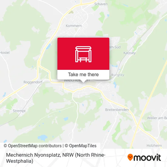 Карта Mechernich Nyonsplatz