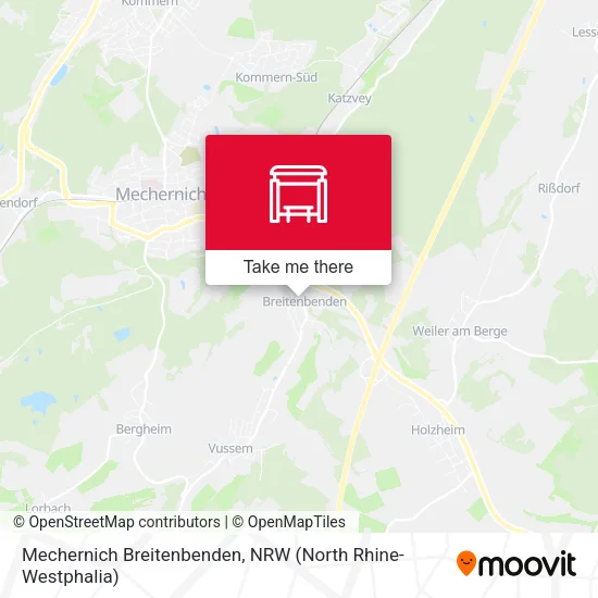 Карта Mechernich Breitenbenden