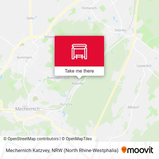 Карта Mechernich Katzvey