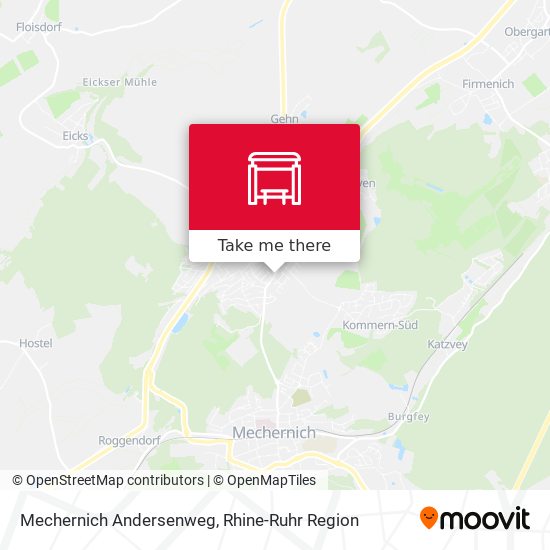 Mechernich Andersenweg map