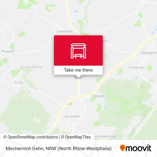 Карта Mechernich Gehn