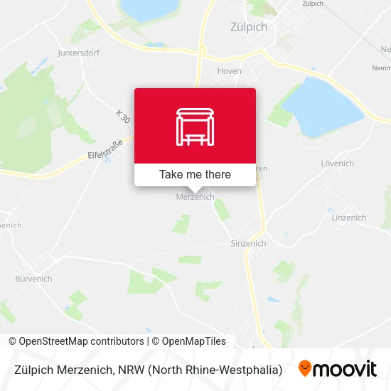 Карта Zülpich Merzenich