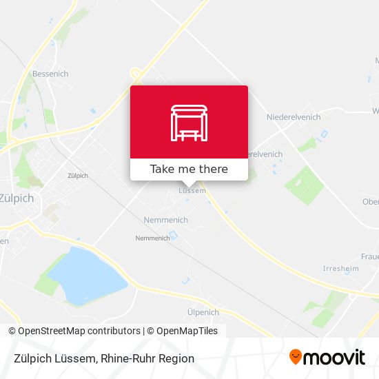 Zülpich Lüssem map