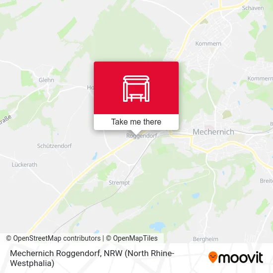 Карта Mechernich Roggendorf