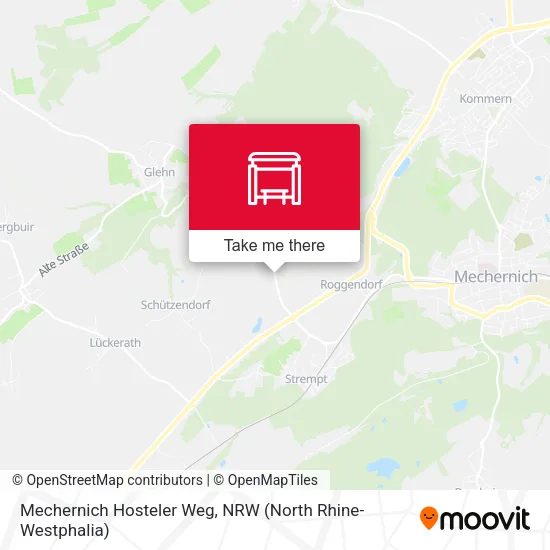 Карта Mechernich Hosteler Weg