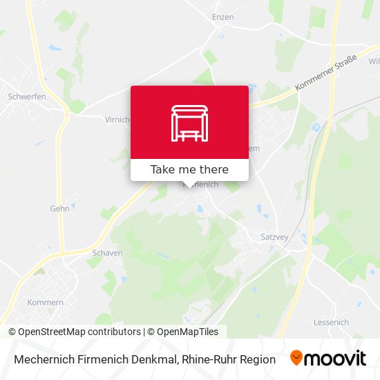 Mechernich Firmenich Denkmal map
