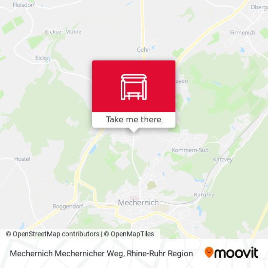 Mechernich Mechernicher Weg map