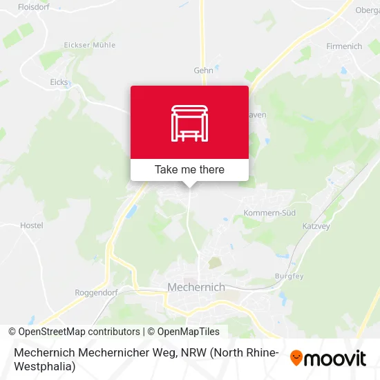 Карта Mechernich Mechernicher Weg