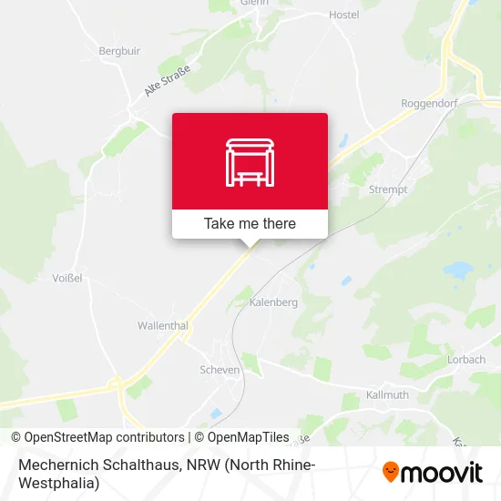 Карта Mechernich Schalthaus