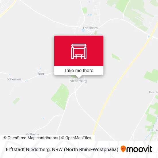 Erftstadt Niederberg map