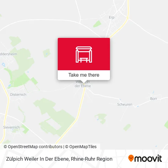 Карта Zülpich Weiler In Der Ebene