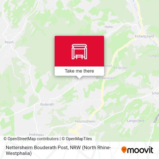 Карта Nettersheim Bouderath Post